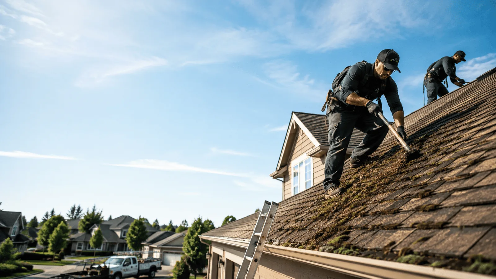 Roof Moss Removal in Yale, IL near me